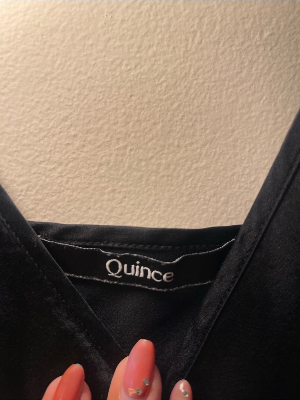 Quince Black Silk Slip Dress Size Small - Picture 9 of 10